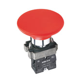 Metal Push Button Switch Φ60 Mushroom Momentary 1 Normally-Open